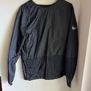 Nike mens running long sleeve wind breaker top